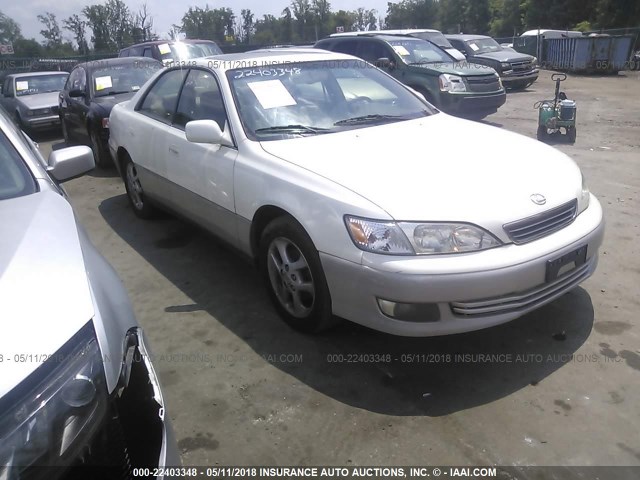 JT8BF28G710326883 - 2001 LEXUS ES 300 WHITE photo 1