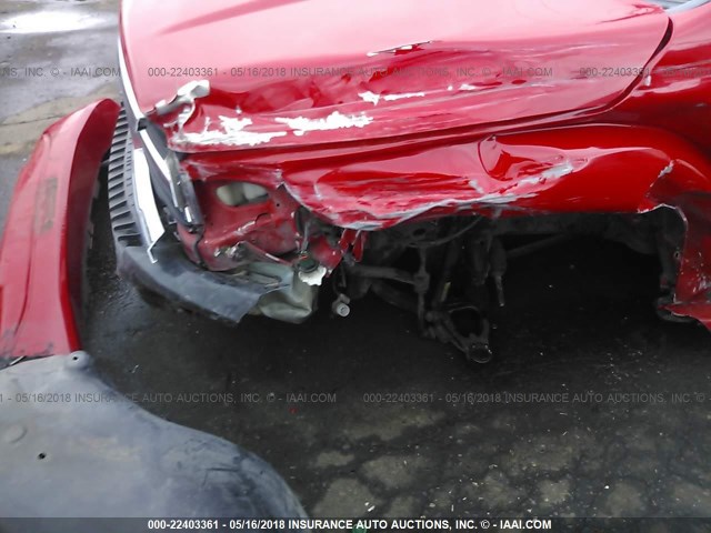 1D4HB58D14F141683 - 2004 DODGE DURANGO LIMITED RED photo 6