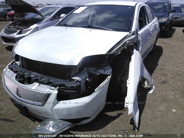 4A32B2FF2CE023701 - 2012 MITSUBISHI GALANT FE WHITE photo 6