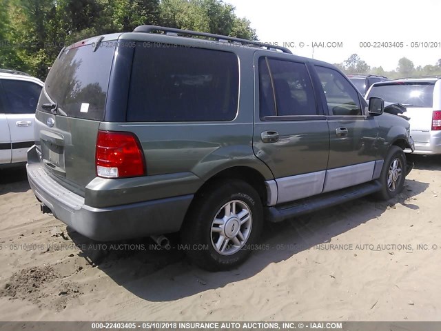 1FMPU15545LA21397 - 2005 FORD EXPEDITION XLT მწვანე ფოტო 4