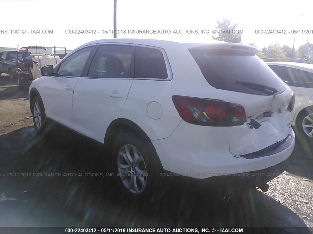 JM3TB3CA6D0404737 - 2013 MAZDA CX-9 TOURING WHITE photo 3