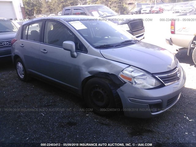 3N1BC1CP9AL463602 - 2010 NISSAN VERSA S/SL GRAY photo 1