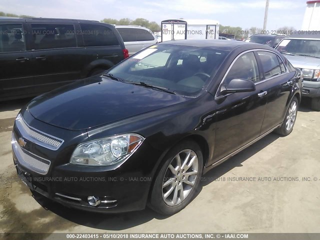 1G1ZG5E70CF370624 - 2012 CHEVROLET MALIBU LTZ 黑色 照片 2