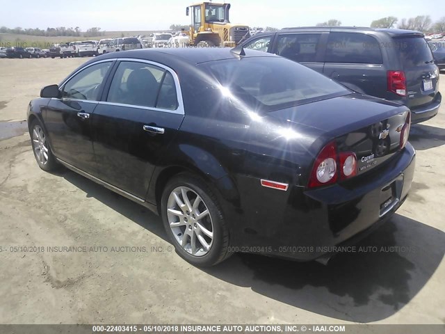 1G1ZG5E70CF370624 - 2012 CHEVROLET MALIBU LTZ 黑色 照片 3