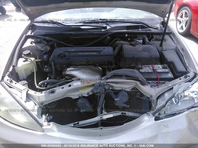 4T1BE32K04U937872 - 2004 TOYOTA CAMRY LE/XLE/SE ფერფლისფერი ფოტო 10