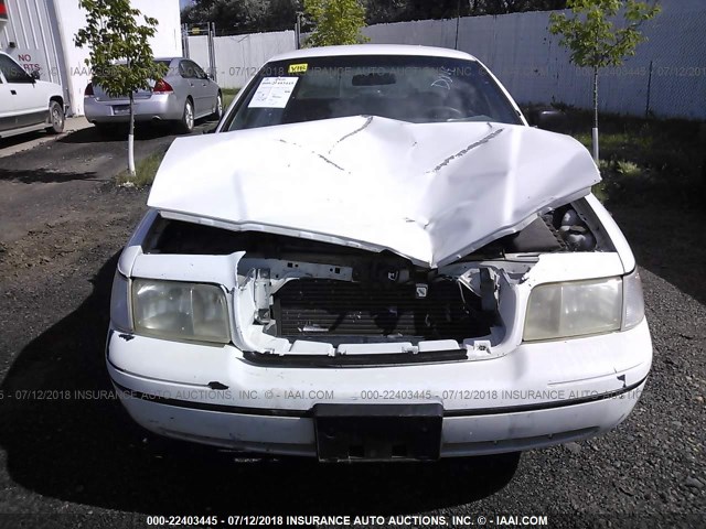 2FAFP71W4XX165987 - 1999 FORD CROWN VICTORIA POLICE INTERCEPTOR WHITE photo 6