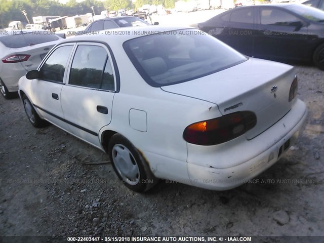 1Y1SK5283XZ431906 - 1999 CHEVROLET GEO PRIZM LSI WHITE photo 3