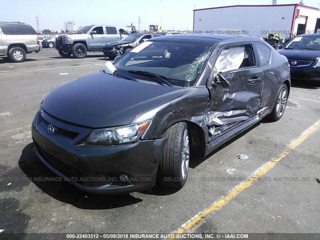 JTKJF5C73C3037113 - 2012 TOYOTA SCION TC 灰色 照片 2