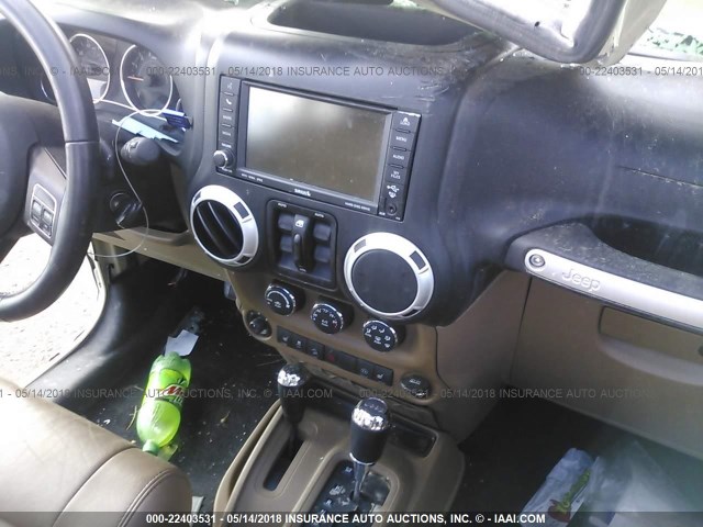 1J4BA5H11BL632694 - 2011 JEEP WRANGLER UNLIMITED SAHARA ბეჟი ფოტო 5