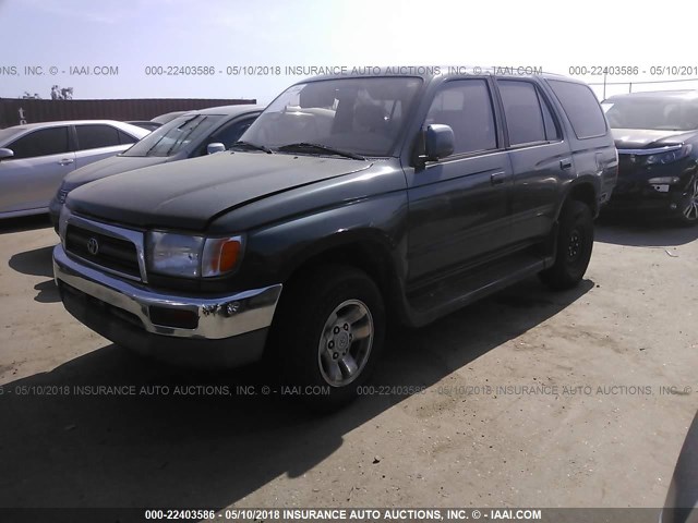 JT3GN86R8W0056334 - 1998 TOYOTA 4RUNNER SR5 GREEN photo 2