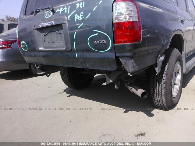 JT3GN86R8W0056334 - 1998 TOYOTA 4RUNNER SR5 GREEN photo 6