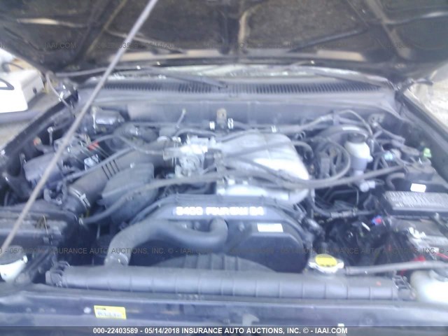 5TEHN72N51Z829492 - 2001 TOYOTA TACOMA DOUBLE CAB 黑色 照片 10