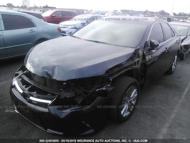 4T1BF1FK9FU092938 - 2015 TOYOTA CAMRY LE/XLE/SE/XSE Dark Blue photo 2