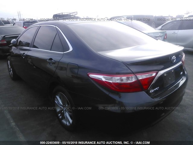 4T1BF1FK9FU092938 - 2015 TOYOTA CAMRY LE/XLE/SE/XSE Dark Blue photo 3