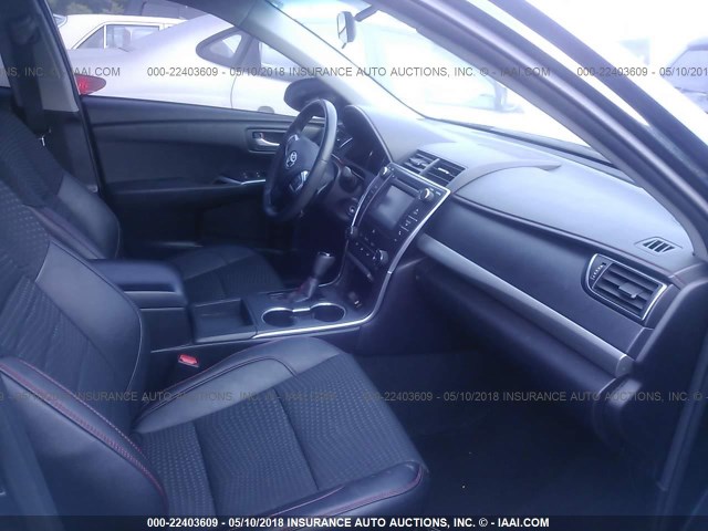 4T1BF1FK9FU092938 - 2015 TOYOTA CAMRY LE/XLE/SE/XSE Dark Blue photo 5