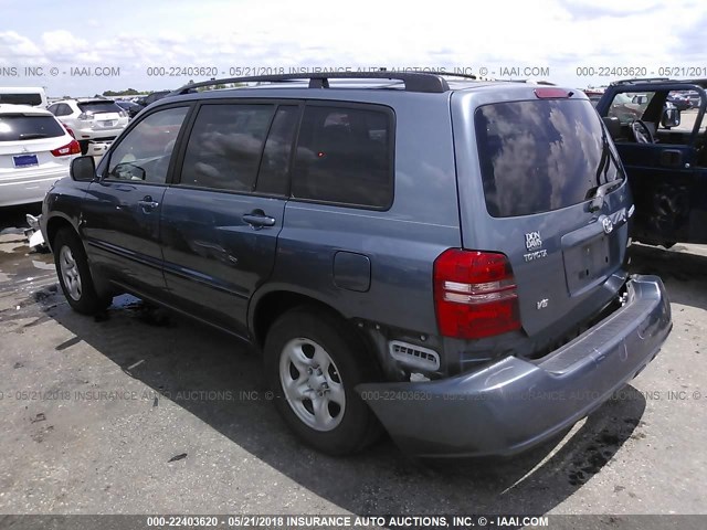 JTEGF21A430119699 - 2003 TOYOTA HIGHLANDER LIMITED GRAY photo 3