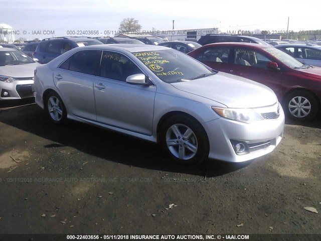 4T1BF1FK1CU078429 - 2012 TOYOTA CAMRY SE/LE/XLE SILVER photo 1
