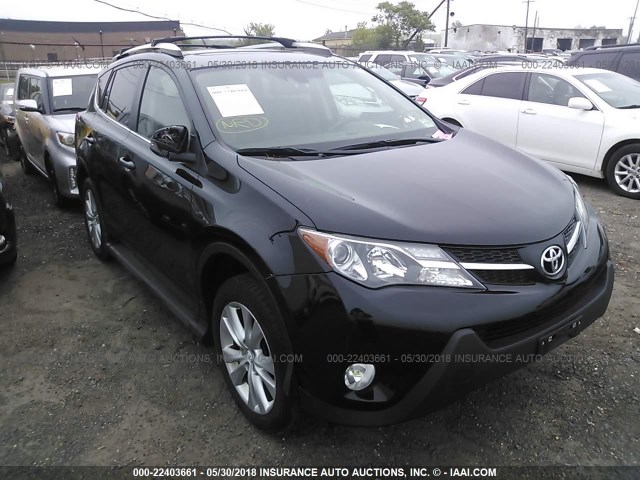 2T3DFREVXFW247474 - 2015 TOYOTA RAV4 LIMITED BLACK photo 1