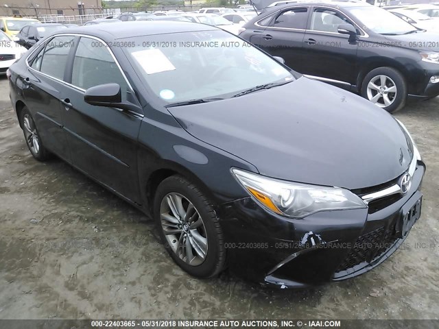 4T1BF1FK2GU542186 - 2016 TOYOTA CAMRY LE/XLE/SE/XSE BLACK photo 1