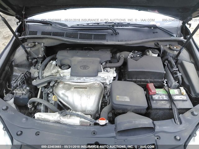 4T1BF1FK2GU542186 - 2016 TOYOTA CAMRY LE/XLE/SE/XSE BLACK photo 10