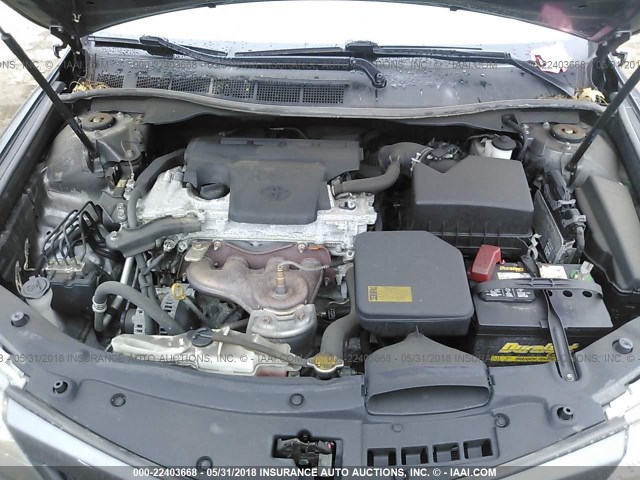 4T1BF1FKXDU251060 - 2013 TOYOTA CAMRY L/SE/LE/XLE GRAY photo 10