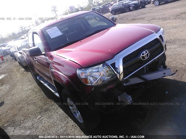 5TFUU4EN8BX003868 - 2011 TOYOTA TACOMA ACCESS CAB Կարմիր լուսանկար 1