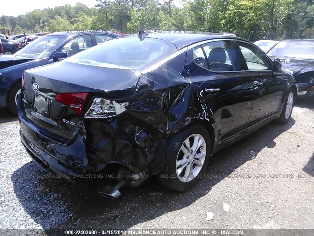 5XXGN4A78DG254997 - 2013 KIA OPTIMA EX BLACK photo 4