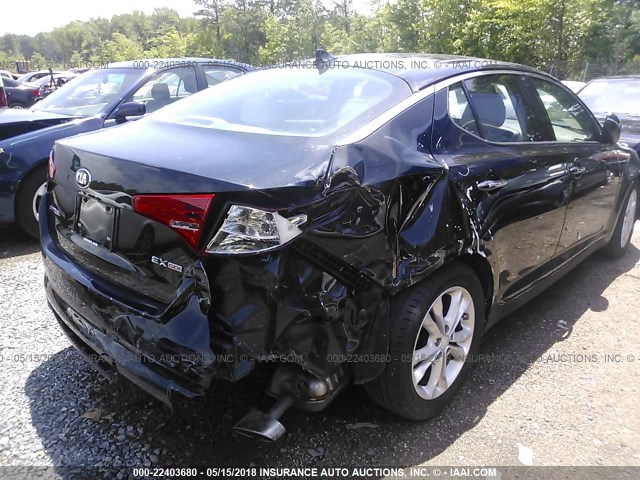 5XXGN4A78DG254997 - 2013 KIA OPTIMA EX BLACK photo 6