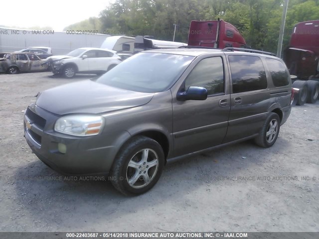 1GNDV23L95D262403 - 2005 CHEVROLET UPLANDER LS ყავისფერი ფოტო 2