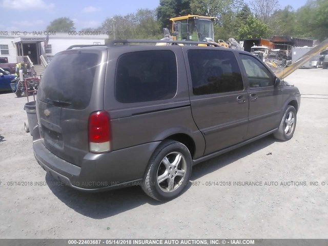 1GNDV23L95D262403 - 2005 CHEVROLET UPLANDER LS ყავისფერი ფოტო 4
