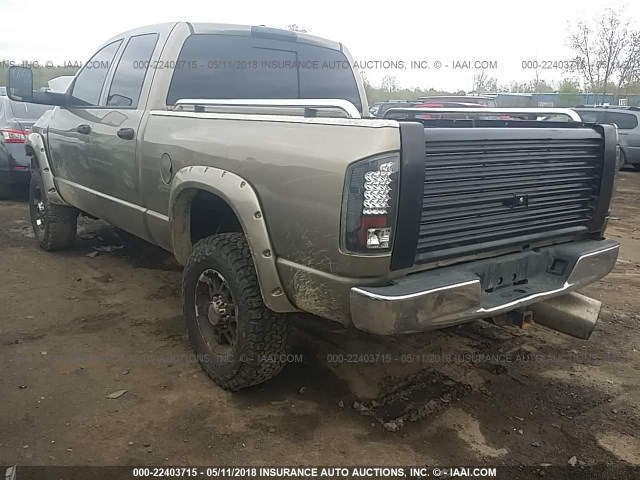 1D7KS28C07J530508 - 2007 DODGE RAM 2500 ST/SLT 金色 照片 3