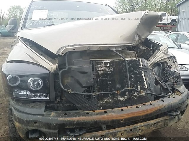 1D7KS28C07J530508 - 2007 DODGE RAM 2500 ST/SLT 金色 照片 6