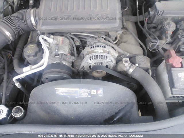 1J8HG48N16C228742 - 2006 JEEP COMMANDER GRAY photo 10