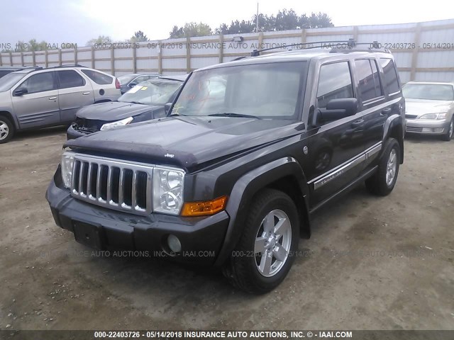 1J8HG48N16C228742 - 2006 JEEP COMMANDER GRAY photo 2