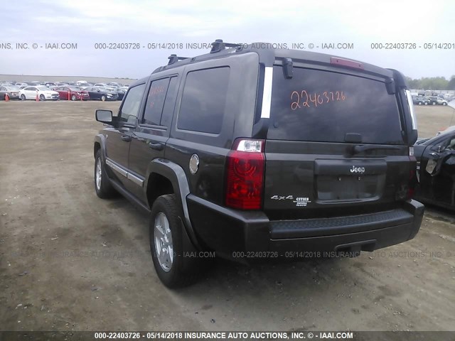 1J8HG48N16C228742 - 2006 JEEP COMMANDER GRAY photo 3