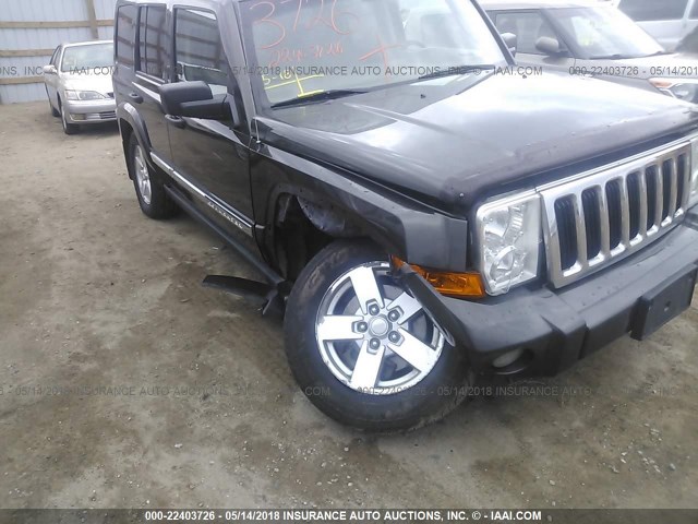 1J8HG48N16C228742 - 2006 JEEP COMMANDER GRAY photo 6