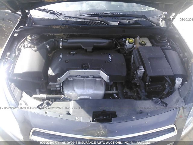 1G11A5SAXDF278100 - 2013 CHEVROLET MALIBU LS ნაცრისფერი ფოტო 10