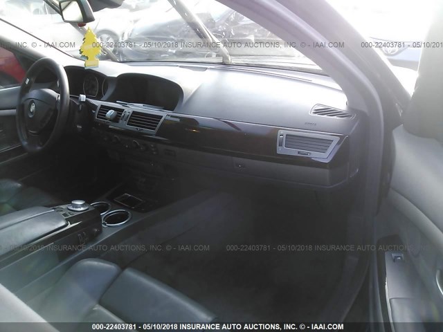 WBAGL63404DP72050 - 2004 BMW 745 I BLACK photo 5