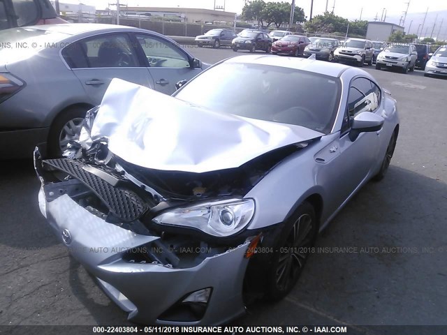 JF1ZNAA12F9709092 - 2015 TOYOTA SCION FR-S SILVER photo 2