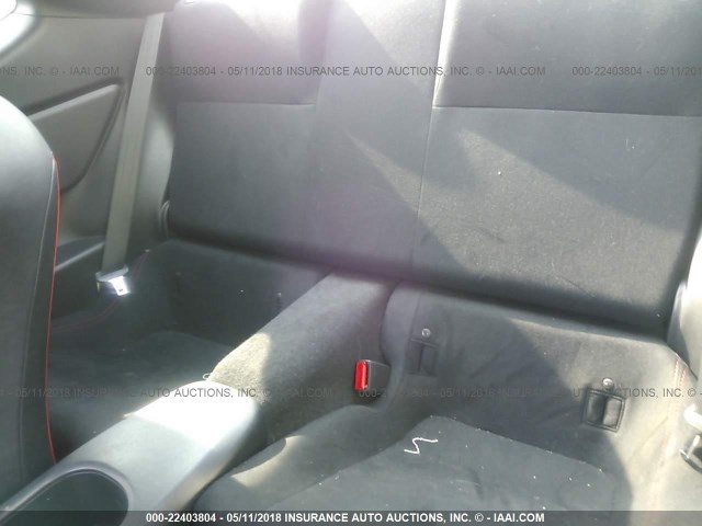 JF1ZNAA12F9709092 - 2015 TOYOTA SCION FR-S SILVER photo 8