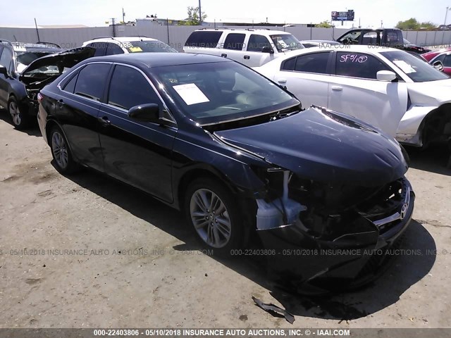 4T1BF1FKXGU159600 - 2016 TOYOTA CAMRY LE/XLE/SE/XSE BLACK photo 1