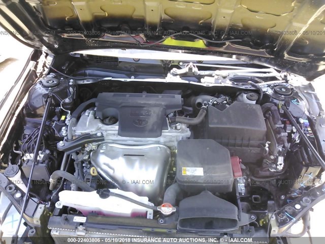 4T1BF1FKXGU159600 - 2016 TOYOTA CAMRY LE/XLE/SE/XSE BLACK photo 10