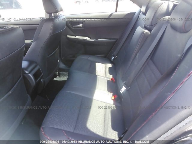 4T1BF1FKXGU159600 - 2016 TOYOTA CAMRY LE/XLE/SE/XSE BLACK photo 8