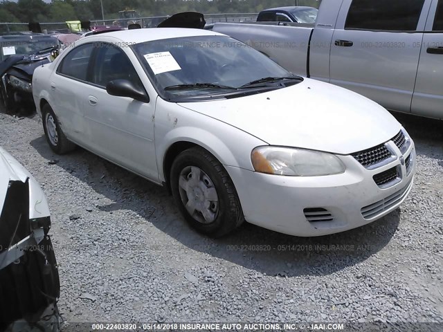 1B3EL46R35N601649 - 2005 DODGE STRATUS SXT WHITE photo 1