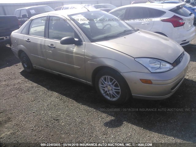 1FAFP3836YW171355 - 2000 FORD FOCUS ZTS GOLD photo 1