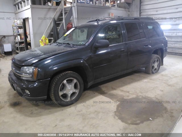 1GNET16S966130691 - 2006 CHEVROLET TRAILBLAZER EXT LS/EXT LT GRAY photo 2