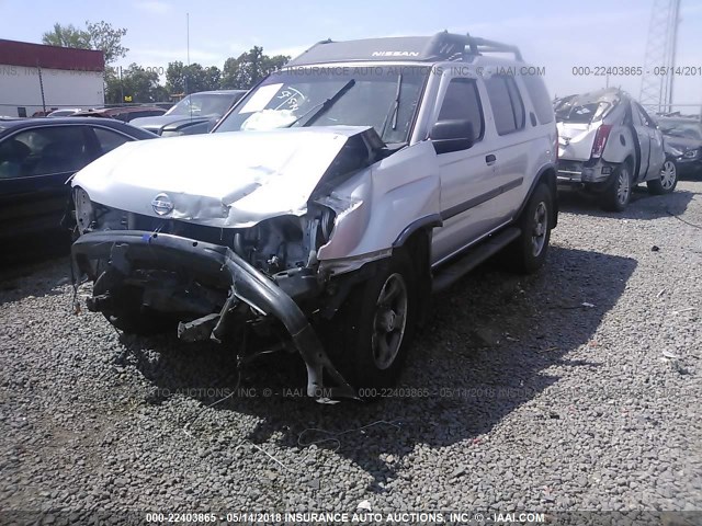 5N1ED28TX4C627793 - 2004 NISSAN XTERRA XE/SE SILVER photo 2