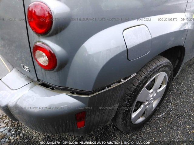 3GNDA13D98S590746 - 2008 CHEVROLET HHR LS GRAY photo 6
