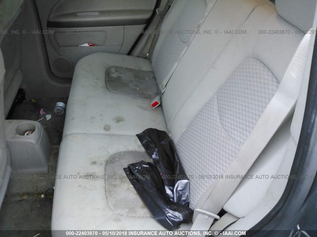 3GNDA13D98S590746 - 2008 CHEVROLET HHR LS GRAY photo 8