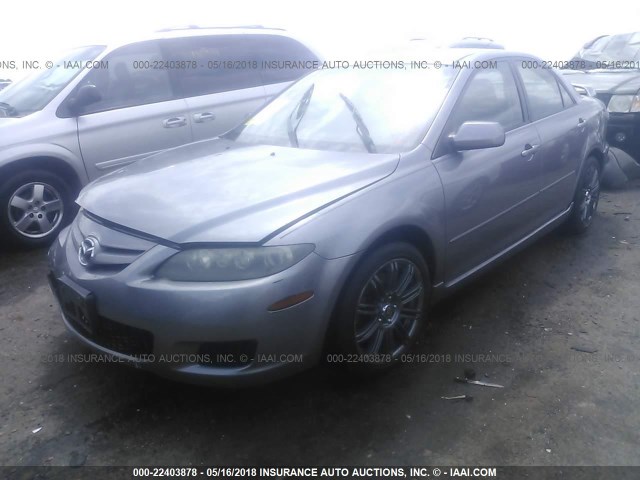 1YVHP80C685M00466 - 2008 MAZDA 6 I GRAY photo 2